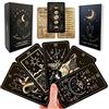 Shores Of Moon Luna Somnia - Mazzo completo di 78 carte (Arcani maggiori e minori) con guida e scatola, strumento per divinazione stellata e astrologia celeste