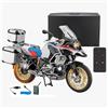 NULA 1/6 RC Moto Modello In Lega Metallica Con Controllo Remoto, Accensione, Effetti Luce E Suoni, Dinamico Hobby Moto Da Corsa Regalo Per Adulti E Hobby
