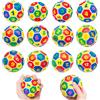 Meanju 12 Pezzi Mini Pallone da Calcio, Palla Antistress Multicolor | Palline di Spugna Morbida, Mini Palline Sportive, Pallina da Calcio Antistress per Esercizio Alle Mani e Alleviare lo Stress