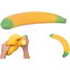 Simba Squishy Banana 43 cm, antistress, giocattolo sensoriale, per vacanze, compleanni, Natale, simpatico regalo per feste