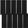 SOPOTUTU Adesivi Antiscivolo Nero in Schiuma 10 Pezzi Nastro Grip Sostituibile per Aderenza e Controllo per Fingerboard e Mini Skateboard