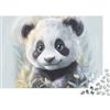 K5R8V1A4 Panda Puzzle 1000 Pezzi Carta per Adulti Stile Animale Carino Puzzle per Adulti Relax Famiglia Arredo Regalo 38x26cm/1000pcs