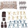 INOOMP Set di Soldatini Pirata in Plastica, Giocattoli per Bambini | 43 Pezzi, Mini Figure per Scenografie e Feste, Adatto a Bambini e Ragazzi