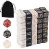 Fukaisu 63pz Set di Dadi Contatore MTG, Abilità Parole Chiave Dadi Contatore Vita -1/+1 Segnalini Potenziamento Commander e Scudo per Accessori per Giochi di Carte e MTG TCG