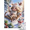 FBFNIOPZUYAw 1000 Pezzi Mini Puzzle per Famiglia Ragazza Coniglio Neve Rilassato | 38 x 26 cm Cartone Decorazione Casa Taglio Accurato Regalo Amico Relax Mente