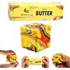 Ajuanbazha Squishy Burro e Formaggio, Pallina Antistress a Lento Ritorno in Spugna PU, 2 Pezzi, Antistress Adulti per Casa Ufficio e Viaggio