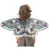 Generico Di Falena Per Bambini - Costume Regolabile Con Mantella Da Falena Con | Scialle A Farfalla, Costume Da Farfalla Di Halloween Per Ragazze, Vestito Da Travestimento Per Giochi Di Finzione, ,