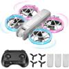 Yorrimmu Drone per Bambini,Mini Drone,con Luce LED,3 modalità,3 batterie,Regali di compleanno e di Natale,per 6 7 8 9 10+ Anni,Ragazzi,Ragazze,Principianti