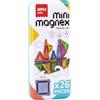 APLI Kids 20871 - Mini Magnex da viaggio, 26 pezzi magnetici | Set magnetico da costruzione con scatola metallica per creare figure e strutture a partire dai 3 anni
