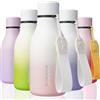 BJPKPK Borraccia isolata, in acciaio inox, con cinghia, senza BPA, a prova di perdite, tazze, fiaschette, riutilizzabile, per sport e viaggi, colore rosa