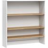 Vicco mobile bagno Viktor, Bianco/Artisan, 93.6 x 100.4 cm | con ripiani aperti, da montare a parete per spazio aggiuntivo nel bagno