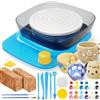 Innofans Tornio per Ceramica per Bambini, Principiante e Adulti, Kit Fai da Te 6+ | 15 cm Pottery Set con Velocità Variabile (0 - 440 Giri/Min), Kit Completo per Ceramica Regalo Natale per Ragazze, Blu