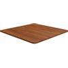 vidaXL Piano Tavolo Quadrato Marrone Scuro 60x60x1,5cm Rovere Trattato