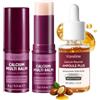 OPEIXSAYKOC Stick Balsamo Multi-Cura Calcio Collagene & Ampolla al Calcio | Trattamento coreano anti-età con collagene e niacinamide, aiuta a ridurre l'aspetto di rughe e gonfiori, per una pelle tonica