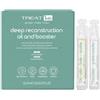 Generico TREATING Fiale ristrutturanti capelli donna alla cheratina per Ricostruzione Profonda 2 Fasi - Booster e Olio di alga marina - Senza siliconi e parabeni 12x7ml