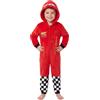 Get Trend Hot Wheels | Toy Story Buzz Lightyear | Disney Cars Saetta McQueen Pigiama Intero Bambini in Pile, Tuta Intera con Cappuccio, Pigiamoni Morbida e Comoda con Zip, per Invernale, Idee Regalo