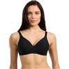 Spiman la tua nuova femminilità Spiman Reggiseno Senza Ferretto in Cotone Elastico, Coppe Preformate Non Imbottite, Spalline Regolabili, Coppa B, Art.2177