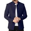 Generic Blazer da Uomo Slim Fit Leggero con Collo alla Coreana, Giacca Casual Foderata, Giacca Sportiva da Lavoro