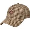 New Era Check 9Twenty Af Light Beige Taglia unica