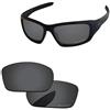 PapaViva Lenti di ricambio per Oakley Valve New 2014 OO9236, Nero Grigio - Polarizzato, Taglia unica