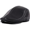 DongBao Unisex Berretto da Strillone in Pelle Coppola con Paraorecchie Cappello Piatto Autunno Inverno Uomo Donna Berretto Baseball