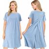 JLFDLLYYZQ Abbigliamento dopo la spalla, camicia da notte da donna, per allattamento, chiusura in , per il fissaggio, per donne incinte che allattano, pazienti postoperatori