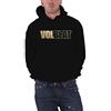 Volbeat Felpa con Cappuccio Bleeding Crown Skull Band Logo Nuovo Ufficiale Uomo