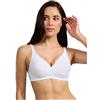 Spiman la tua nuova femminilità Spiman Reggiseno Senza Ferretto in Cotone Elastico, Coppe Preformate Non Imbottite, Spalline Regolabili, Coppa B, Art.2177
