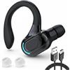 Ignara Auricolare Bluetooth senza fili V5.2 Mono con microfono riduzione del rumore, auricolare a 360°, auricolari con circonferenza dell'orecchio 20H, autonomia dispositivi compatibili con iPhone