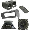 Tecmedia Kit Altoparlanti e Supporti Compatibile con Fiat Panda 141 Grigio | Pronto all'installazione per ricambio, suono chiaro e pulito