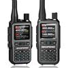 pofung BAOFENG UV-5R Mini VHF/UHF, radio amatoriale, set di 2, 999 canali | Ricezione pneumatici AM, radio FM, programmazione Bluetooth, funzioni di scansione, Dual Watch e ricarica USB-C