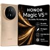 HONOR Magic V5 Smartphone Pieghevole 5G, 16+512GB, Snapdragon 8 Elite, Batteria 5820 mAh, 7.95 Display HDR 5000 nits, Teleobiettivo Periscopico 64 MP, IP58/IP59, Telefono Android
