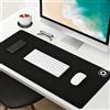 Behogan Tappetino per mouse riscaldato, 80 x 33 cm, riscaldato, con funzione di riscaldamento, tappetino per mouse con 3 livelli di riscaldamento, impermeabile, per PC, laptop, casa, ufficio