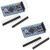SEIWEI 2 pezzi, Pro Mini ricambio, ATmea328P 3.3V 8M modulo Board con oscillatore al quarzo