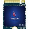 GAMERKING Unità a stato solido interna M.2 2230 SSD NVMe PCIe Gen 3.0X4 da 128 GB