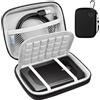 Lacdo Custodia per il trasporto del disco rigido per Aiolo Innovation External Hard Drive Ultra Slim Portable HDD 1TB 1.5TB 2TB 4TB 5TB 320GB 500GB 750GB USB 3.0 HDD Hard EVA Borsa da Viaggio, Nero