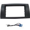 Dtpnoa Mascherina Autoradio Per Suzuki Per Swift Per ERTIGA 2005-2010 | Cornice DVD Auto Da 7 Pollici Android Audio Dash Facias Schermo Lettore Radio 2 Unità Principale Din(With cord)