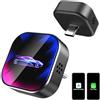 Kujizpu Adattatore Wireless 2 in 1 per CarPlay & Android Auto, Type-C/USB | Adattatore da CarPlay cablato a wireless, adatto per auto con CarPlay/Android Auto, compatibile con iOS 10+ e Android 11+