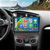 GOHHDL 4G+64G 8Core Qualcomm Android 15 Autoradio per Citroën C4L C4 DS4 2013-2017 con Navi Carplay Android Auto, 10.1 Pollici Schermo Auto con GPS WIFI Bluetooth FM/RDS Radio DSP SWC Retrocamera+MIC