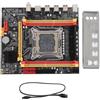 Plyisty Scheda Madre X79, Chipset DDR3 128 GB Max 1866 MHz ECC SDRAM Supporto Processori E5 V1 V2 I7, con USB 3.0 M.2 NVMe PCIE3.0x16, per PC da Gioco