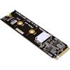 Wisyurt F4Q M. 2 NVMe PCIe 4.0 a Oculink SFF-8612 PCIe 5.0 X4 Scheda Adattatore per Scheda Grafica Esterna con Chip