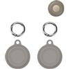 yystao - 2 custodie protettive in silicone per Motorola Moto Tag 2, antiurto e antigraffio, colore: grigio