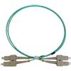 Mach Power Cavo Patch Fibra Ottica SC/SC Duplex OM3 Multimodale 50/125, 1 Metro, LSZH 2.0mm, Alta Velocit? 10/40/100GbE (LE-FOP-SCUSCUDX503-001)