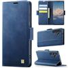 Cicili Custodia per Samsung Galaxy S26 FE (6,7) 2026 5G, blu | Custodia per Galaxy S26 FE con blocco RFID, 3 scomparti per carte di credito e 1 scomparto per contanti, funzione leggio