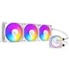 Antec Scheletro 360 ARGB White Liquid CPU Cooler, radiatore 360mm, pompa ad alte prestazioni, 3 ventole PWM ARGB da 120 mm, base in rame, Intel LGA 115X/1200/1700/20XX, AMD AM4/AM5, bianco