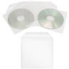 TRENDSKY Custodie vuote per CD/DVD/Bluray, in PP, trasparenti, con aletta, pellicola protettiva trasparente trasparente 100