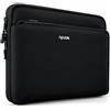 NPUOLS Custodia per 14 Pollici Laptop, Tasca Frontale a Cerniera a L, Nero | Borsa Leggera per Notebook, MacBook Air 15,14 Notebook HP Dell Lenovo Thinkpad Ideapad Chromebook Asus Surface ASUS HP