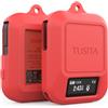 TUSITA Custodia in silicone compatibile con Garmin inReach Messenger Plus, rossa - Accessori per sistema GPS