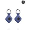 Generic VOCOlinc Smart Air Tracker Finder, confezione da 2, custodia in silicone antiurto, compatibile con il segnale e facile da rimuovere, design durevole, ecologico e anti-smarrimento, blu