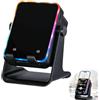Generic Altoparlante a induzione wireless, altoparlante Bluetooth 5 in 1 con supporto per telefono, supporto per altoparlante audio a induzione ricaricabile con luce RGB, supporto da scrivania regolabile a